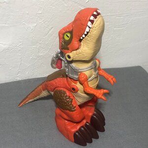 Jurassic World Mega Mouth T-Rex Chomping Dinosaur Imaginext Mattel 2018